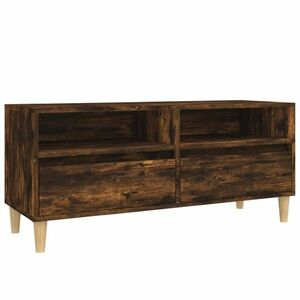 vidaXL füstös tölgy színű szerelt fa TV-szekrény 100x34, 5x44, 5 cm kép