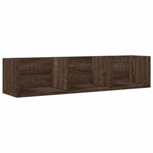 vidaXL barna tölgy színű szerelt fa faliszekrény 75x18x16, 5 cm kép