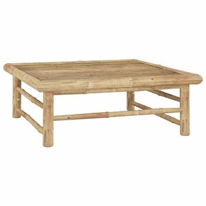 vidaXL bambusz kerti asztal 65 x 65 x 30 cm kép