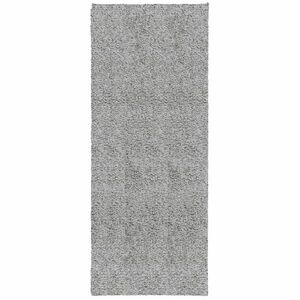 vidaXL PAMPLONA szürke magas szálú bolyhos modern szőnyeg 80 x 200 cm kép