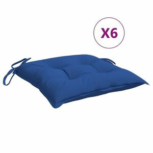 vidaXL 6 db kék oxford szövet raklappárna 50 x 50 x 7 cm kép