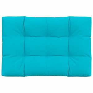vidaXL türkiz szövet raklappárna 120 x 80 x 12 cm kép