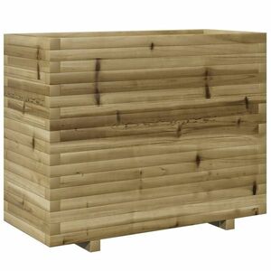 vidaXL impregnált fenyőfa kerti virágláda 90x40x72, 5 cm kép
