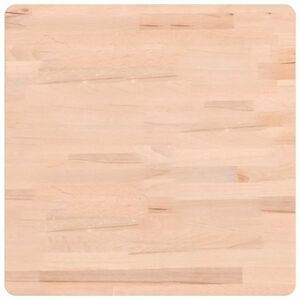 vidaXL tömör bükkfa négyzet alakú asztallap 50 x 50 x 1, 5 cm kép