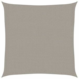 vidaXL világosszürke HDPE négyszögű napvitorla 160 g/m² 2, 5x2, 5 m kép