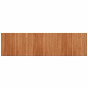 vidaXL négyszögletű barna bambusz szőnyeg 80 x 300 cm kép