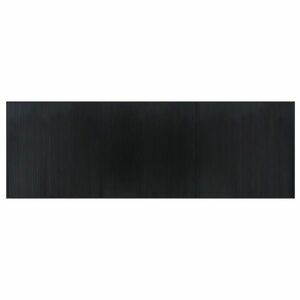 vidaXL négyszögletű fekete bambusz szőnyeg 100 x 300 cm kép