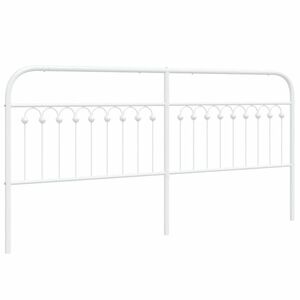 vidaXL fehér fém fejtámla 200 cm kép