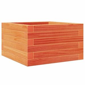 vidaXL viaszbarna tömör fenyőfa kerti virágláda 40 x 40 x 23 cm kép