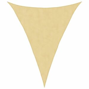 vidaXL homokszínű 100% poliészter oxford szövet napvitorla 5x6x6 m kép