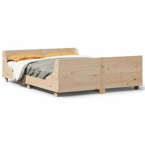 vidaXL tömör fenyőfa ágy matrac nélkül 160 x 200 cm kép