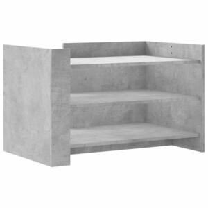 vidaXL betonszürke szerelt fa dohányzóasztal 80 x 50 x 50 cm kép