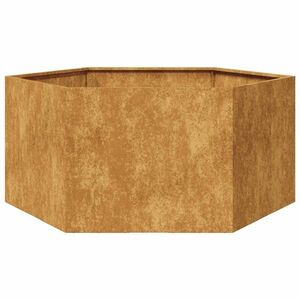 vidaXL kerti ültetőgép hatszög 104x90x45 cm időjárásálló acél kép