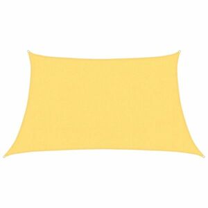vidaXL bézs HDPE napvitorla 160 g/m² 3/4 x 2 kép
