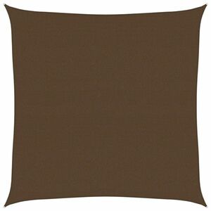 vidaXL barna HDPE napvitorla 160 g/m² 4 x 4 m kép