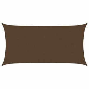 vidaXL barna HDPE napvitorla 160 g/m² 3 x 6 m kép