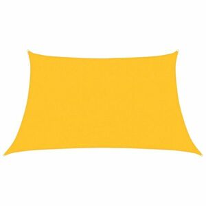 vidaXL sárga HDPE napvitorla 160 g/m² 3/4 x 2 m kép