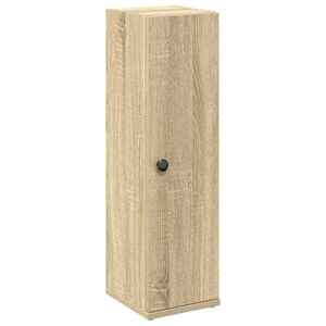vidaXL sonoma tölgy fürdőszobaszekrény tekercstartóval 20, 5x22x72 cm kép