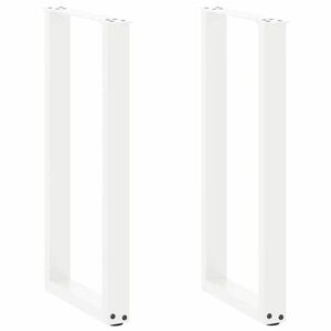 vidaXL 2 db acél fehér dohányzóasztal lábak U-alakú 28x(72-73) cm kép