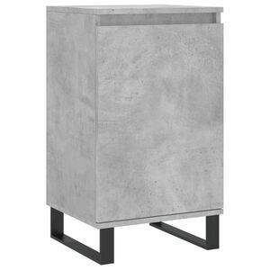 Betonszürke szerelt fa tálalószekrény 40 x 35 x 70 cm kép
