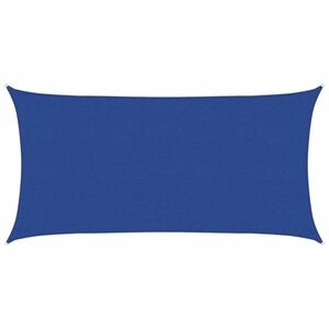 vidaXL kék HDPE napvitorla 160 g/m² 2 x 3, 5 m kép