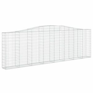 Íves horganyzott vas gabion kosár 400x30x120/140 cm kép