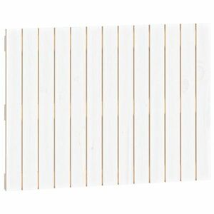 vidaXL fehér tömör fenyőfa fali fejtámla 82, 5 x 3 x 60 cm kép