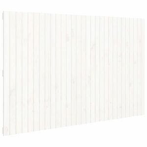 vidaXL fehér tömör fenyőfa fali fejtámla 185 x 3 x 110 cm kép