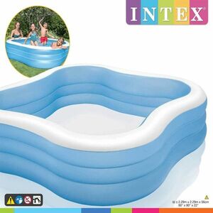 INTEX Swim Center Beach Wave 57495NP medence 229 x 229 x 56 cm kép