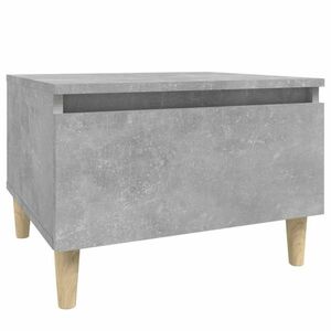 betonszürke szerelt fa dohányzóasztal 90x49x45 cm kép