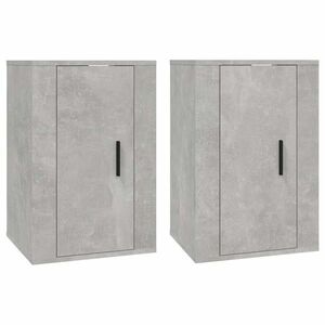 vidaXL 2 db betonszürke fali TV-szekrény 40x34, 5x60 cm kép