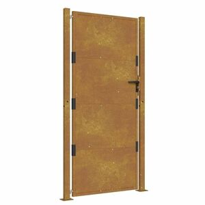 vidaXL corten acél kerti kapu 105 x 205 cm kép