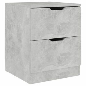 vidaXL betonszürke forgácslap éjjeliszekrény 40 x 40 x 50 cm kép
