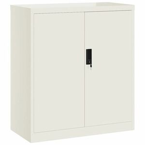 vidaXL fehér acél irattartó szekrény 79 x 40 x 90 cm kép