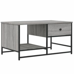 vidaXL szürke sonoma színű szerelt fa dohányzóasztal 85, 5 x 51 x 45 cm kép