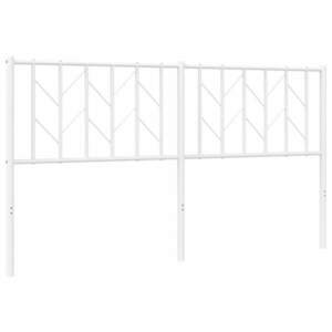 vidaXL fehér fém fejtámla 160 cm kép