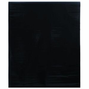 vidaXL matt fekete PVC statikus ablakfólia 45 x 2000 cm kép