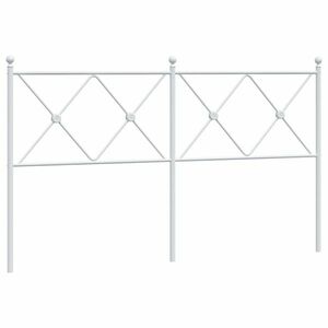 vidaXL fehér fém fejtámla 150 cm kép