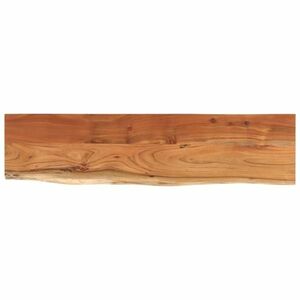 vidaXL tömör akácfa téglalap alakú fali polc 80 x 20 x 3, 8 cm kép