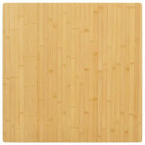 vidaXL bambusz asztallap 80 x 80 x 4 cm kép