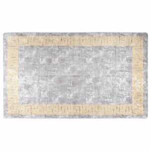 vidaXL szürke-arany mosható csúszásgátló szőnyeg 120 x 170 cm kép