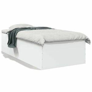 vidaXL fehér szerelt fa ágykeret 90 x 200 cm kép