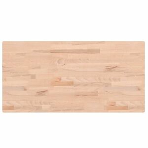 vidaXL tömör bükkfa fürdőszobai pult 100 x 50 x 4 cm kép
