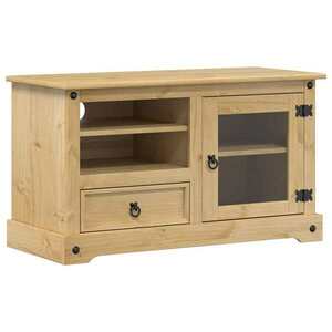 vidaXL Corona tömör fenyőfa TV-szekrény 100 x 45 x 58 cm kép