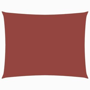 vidaXL terrakotta téglalap alakú oxford-szövet napvitorla 3 x 5 m kép