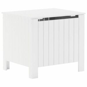 vidaXL RANA fehér tömör fenyőfa tárolóláda fedéllel 60 x 49 x 54 cm kép