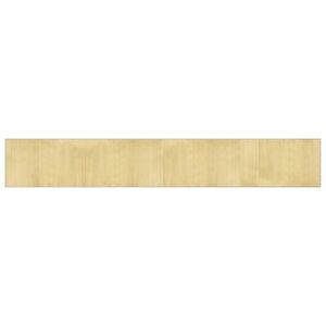 vidaXL négyszögletű világos természetes bambusz szőnyeg 60 x 400 cm kép