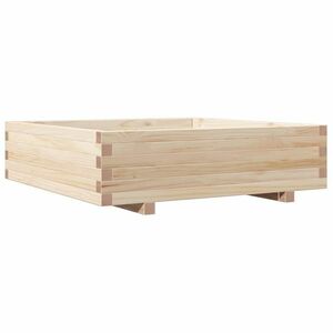 vidaXL tömör fenyő kerti virágláda 90 x 90 x 26, 5 cm kép