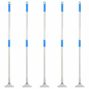 vidaXL 5 db acél és műanyag felmosónyél 119, 5 cm kép