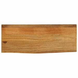 vidaXL tömör mangófa természetes élű asztallap 90 x 40 x 2, 5 cm kép